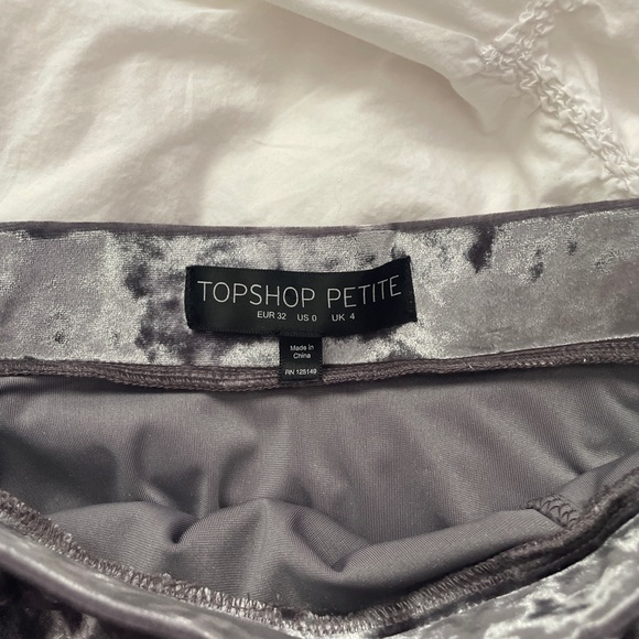TopShop Velvet Skirt - Picture 2 of 2